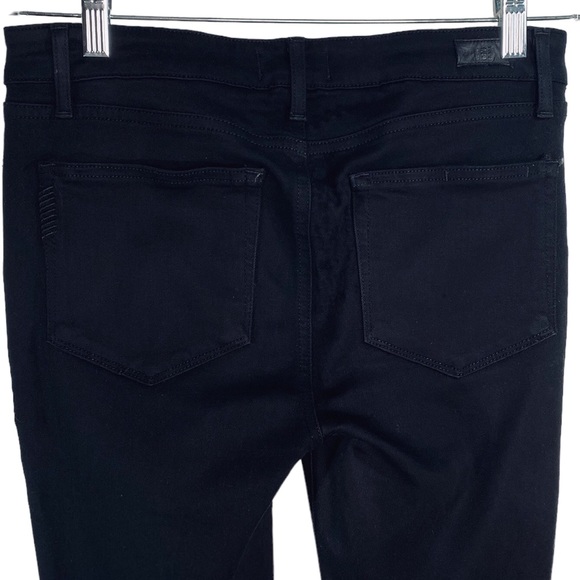 PAIGE - Verdugo Ultra Skinny Black Denim Jeans - Size 30 - Picture 4 of 15